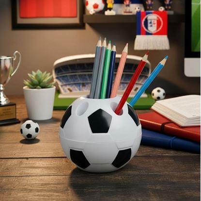 Obrázek Držák na tužky - fotbalový míč