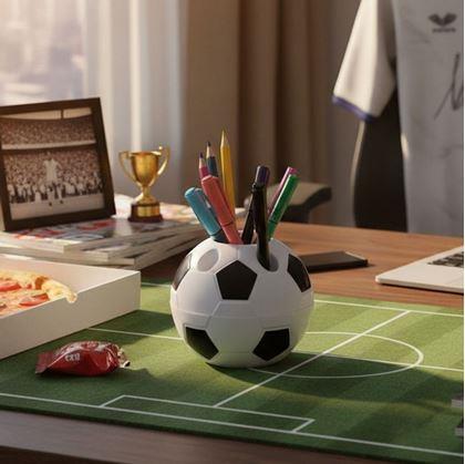 Obrázek z Držák na tužky - fotbalový míč