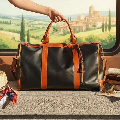 Obrázek z Skládací cestovní taška - černá