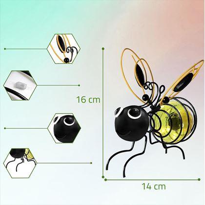 Obrázek z Zahradní dekorace solární včelka