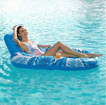 Obrázek z Nafukovací křeslo do vody s držáky na nápoje