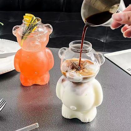 Obrázek z Sklenice ve tvaru medvídka