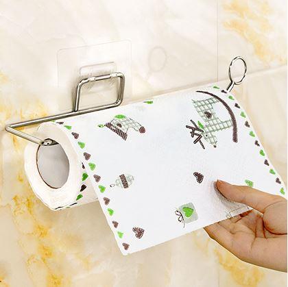 Obrázek z Nerezový nalepovací držák na papírové utěrky