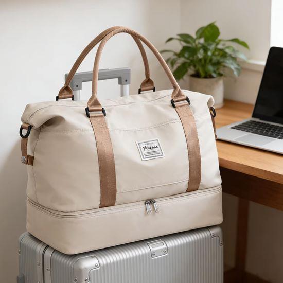 Obrázek z Cestovní taška s dvojitým dnem 60 cm