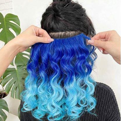 Obrázek Clip in pás pro barevné podbarvení vlasů