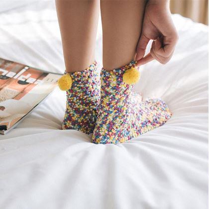 Obrázek z Ponožky v dárkovém balení - žlutý cupcake