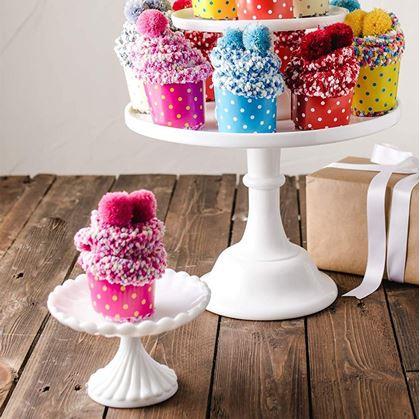Obrázek z Ponožky v dárkovém balení - žlutý cupcake