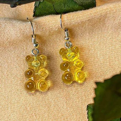 Obrázek z Náušnice gumoví medvídci - žluté