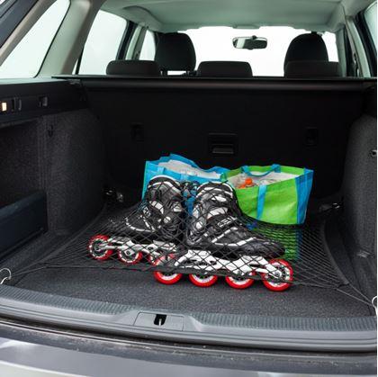 Obrázek z Záchytná síť do kufru auta - univerzální organizér