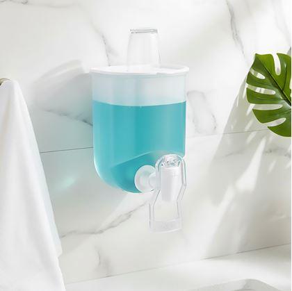 Obrázek z Nalepovací dávkovač do koupelny 600 ml