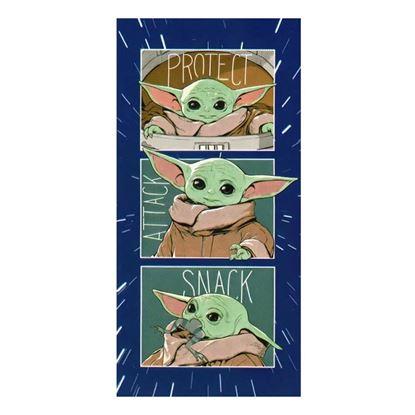 Obrázek Dětská osuška - Star Wars Baby Yoda