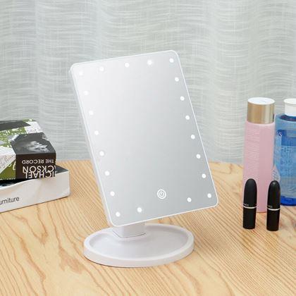 Obrázek z Kosmetické zvětšovací zrcátko 22 LED diod
