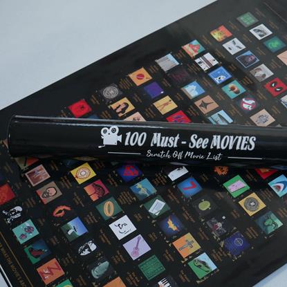 Obrázek Stírací plakát - 100 filmů, které musíte vidět