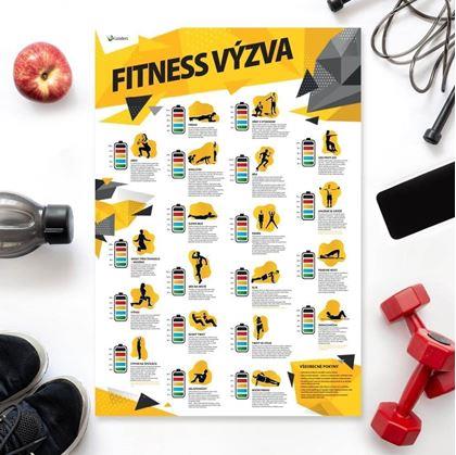 Obrázek z Stírací plakát - fitness výzva
