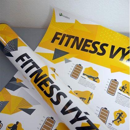 Obrázek z Stírací plakát - fitness výzva