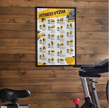 Obrázek z Stírací plakát - fitness výzva