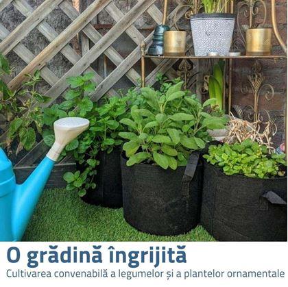 Obrázek z Textilní květináč - průměr 25 cm
