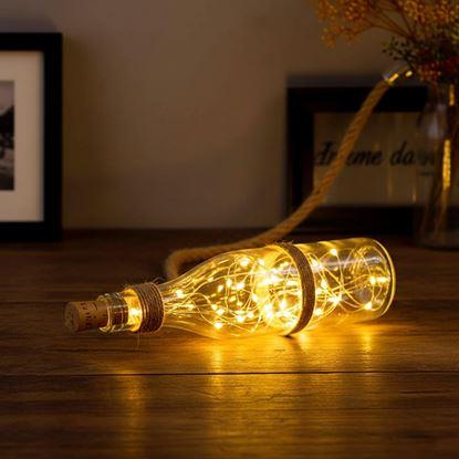 Obrázek LED světelný řetěz do lahve s korkem 2 m