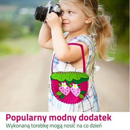 Obrázek z Sada na výrobu kabelky pro děti - jahoda