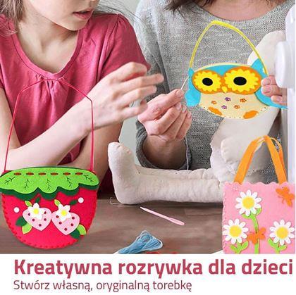 Obrázek z Sada na výrobu kabelky pro děti - jahoda