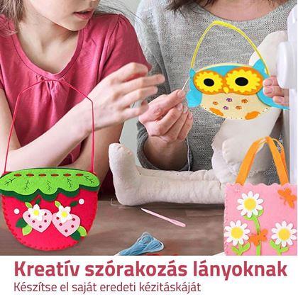 Obrázek z Sada na výrobu kabelky pro děti - jahoda