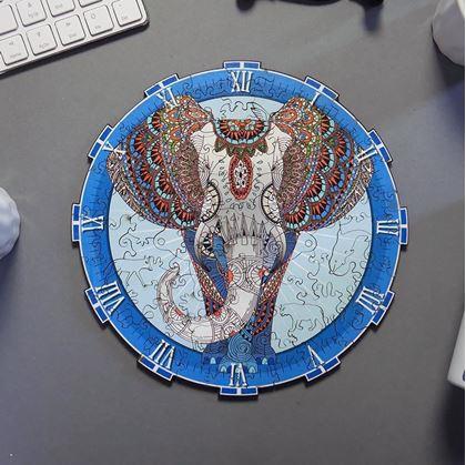 Obrázek z Dřevěné zvířecí puzzle - slon