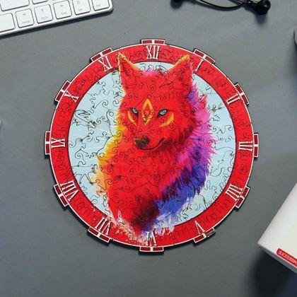Obrázek z Dřevěné zvířecí puzzle - vlk