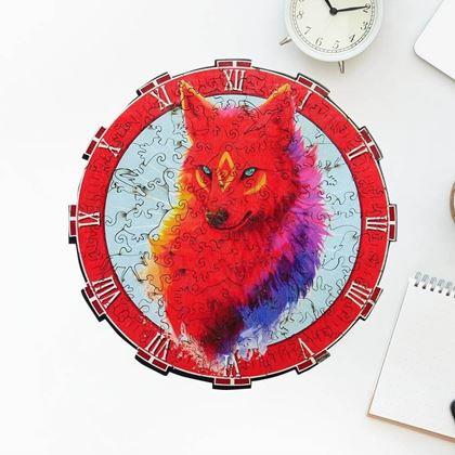 Obrázek z Dřevěné zvířecí puzzle - vlk