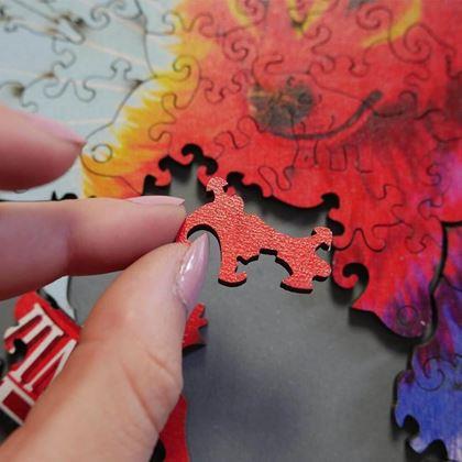 Obrázek z Dřevěné zvířecí puzzle - vlk