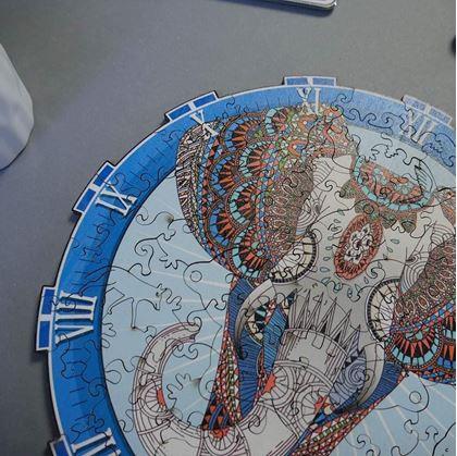 Obrázek z Dřevěné zvířecí puzzle - slon