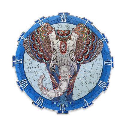 Obrázek z Dřevěné zvířecí puzzle - slon
