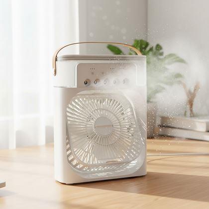 Obrázek z Stolní ventilátor s mlhou