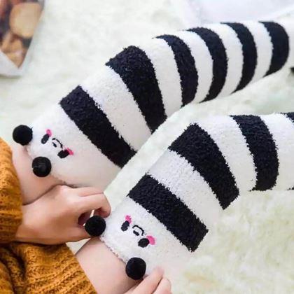 Obrázek z Teplé veselé nadkolenky - panda