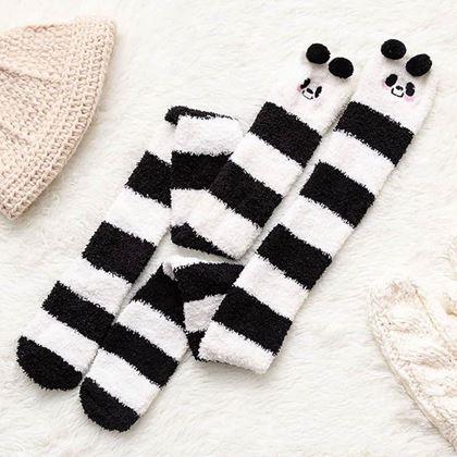 Obrázek z Teplé veselé nadkolenky - panda