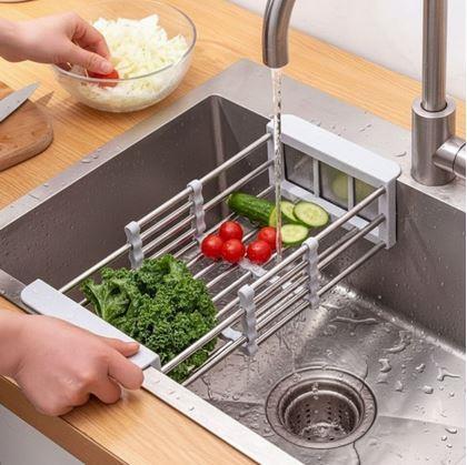 Obrázek z Teleskopický odkapávač do dřezu 25,5-45 cm