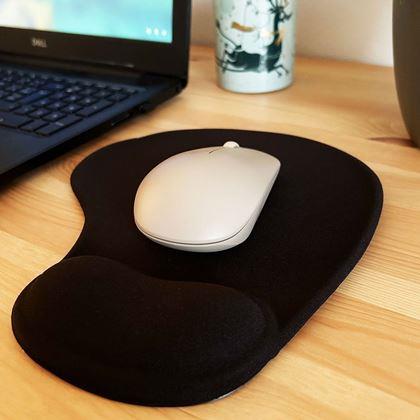 Obrázek z Ergonomická podložka pod myš - černá