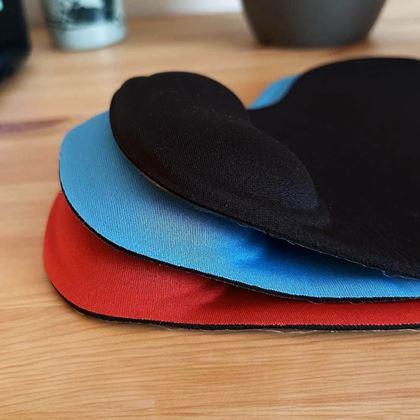 Obrázek z Ergonomická podložka pod myš - černá