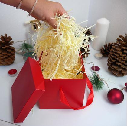 Obrázek z Dárková krabička 15 cm - červená