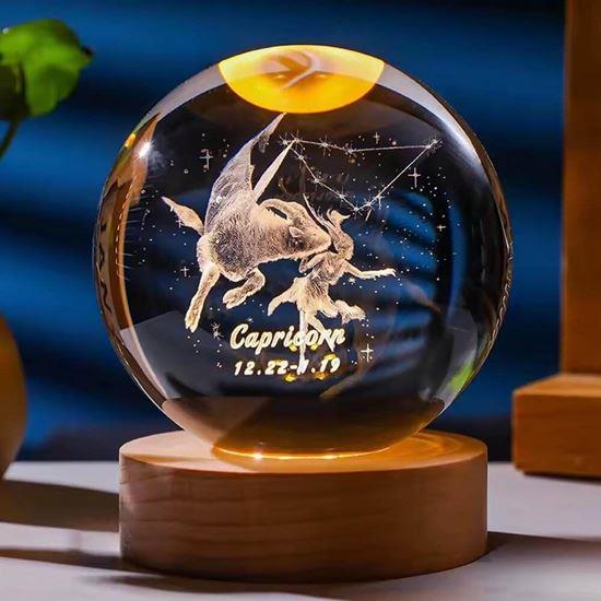 Obrázek z LED svítící koule znamení - Kozoroh