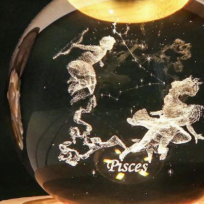 Obrázek z LED svítící koule znamení - Ryby