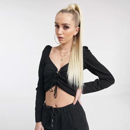 Obrázek z Příčesek do vlasů culík - světlá blond