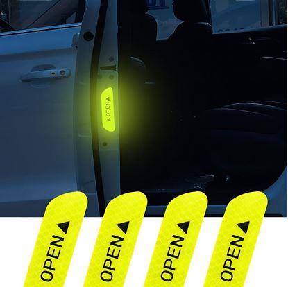 Obrázek Reflexní samolepky na auto 4 ks