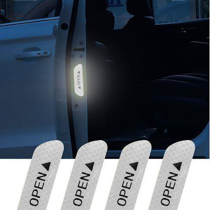 Obrázek Reflexní samolepky na auto 4 ks