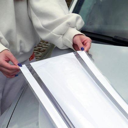 Obrázek z Samolepka na auto - pruhy - bílé