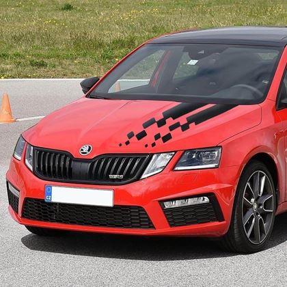 Obrázek z Samolepka na auto - pruhy - přerušované černé