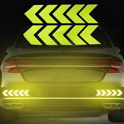 Obrázek z Samolepky na auto - šipky - žluté