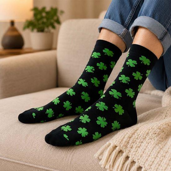 Obrázek z Ponožky se čtyřlístky unisex, univerzální velikost