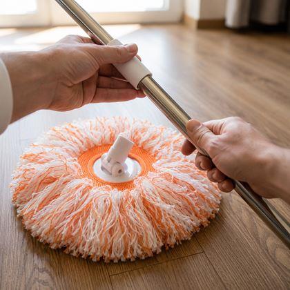 Obrázek z Prachový mop s otočnou hlavicí o 360°