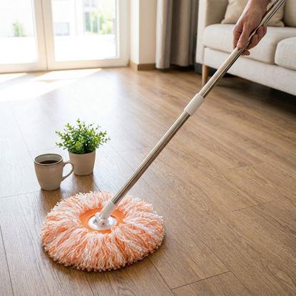 Obrázek Prachový mop s otočnou hlavicí o 360°